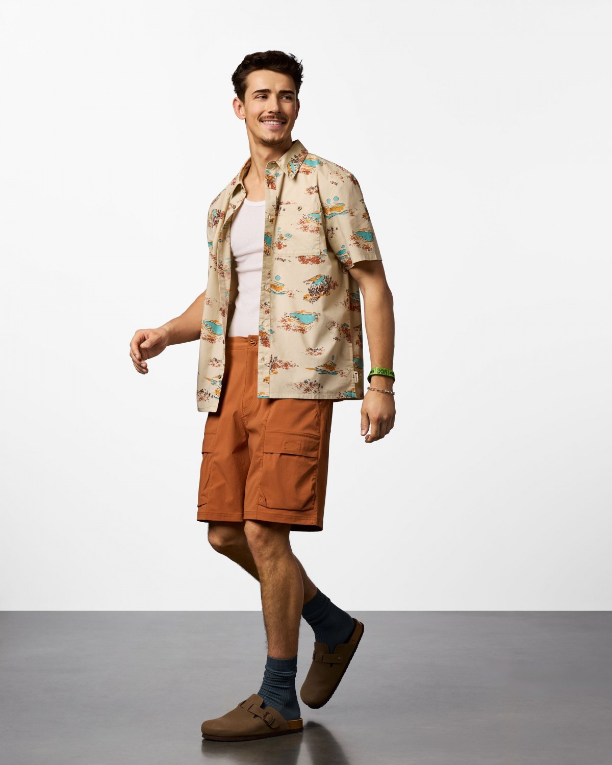 Estival Button Up Shirt Print Man