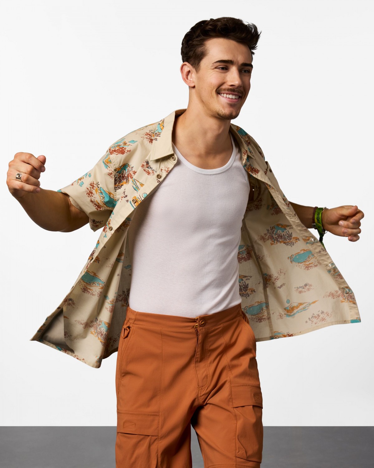 Estival Button Up Shirt Print Man