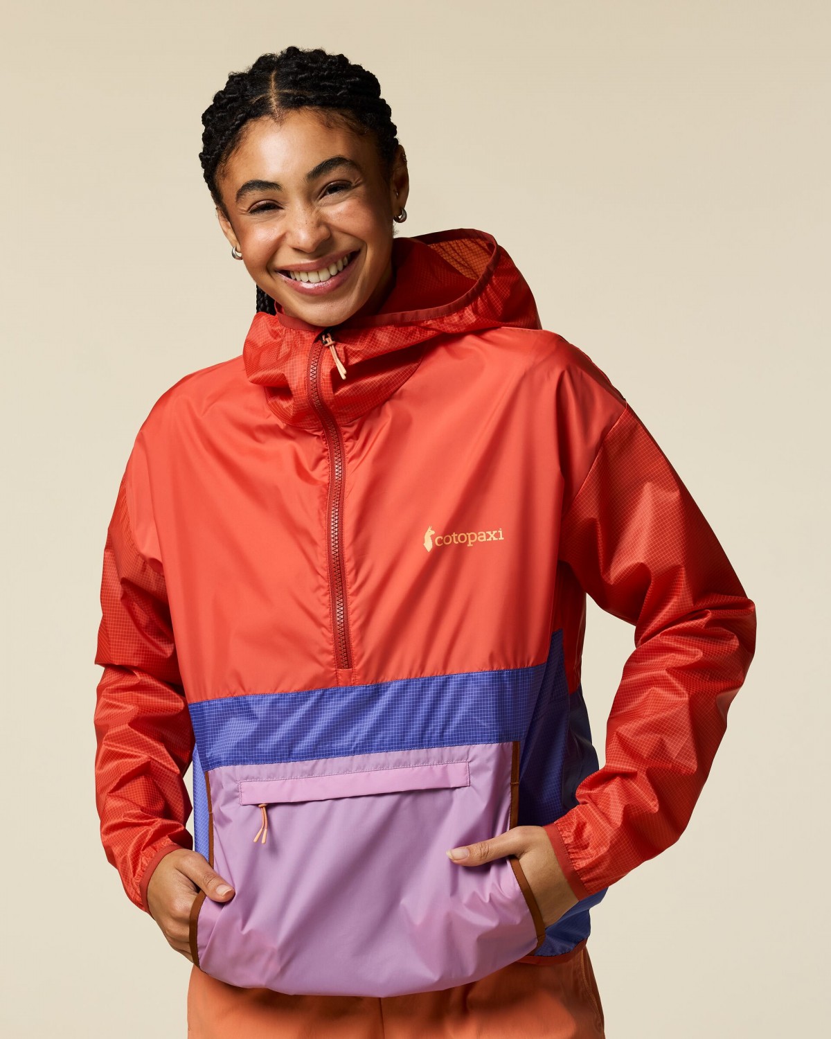 Teca Half-Zip Windbreaker Woman