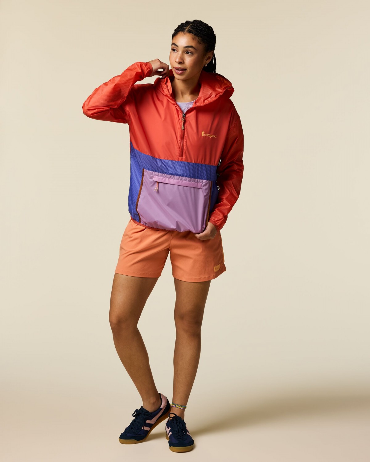 Teca Half-Zip Windbreaker Woman