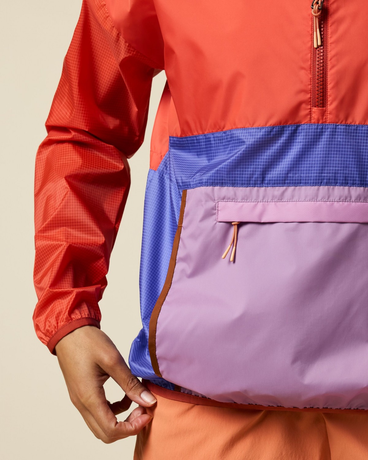 Teca Half-Zip Windbreaker Woman