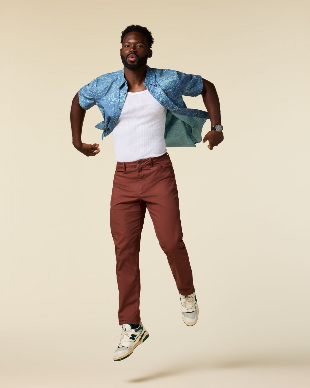 Estival Button Up Shirt Print Man