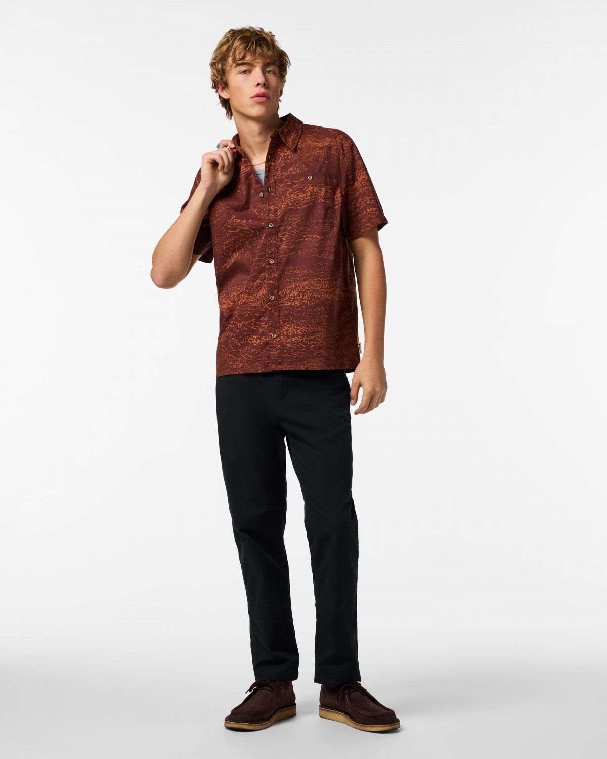 Estival Button Up Shirt Print Man