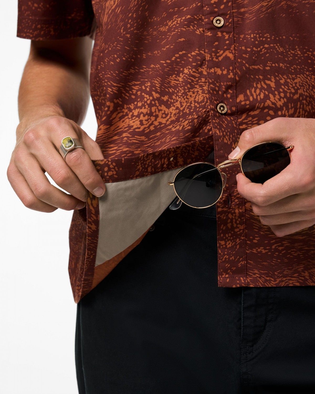 Estival Button Up Shirt Print Man