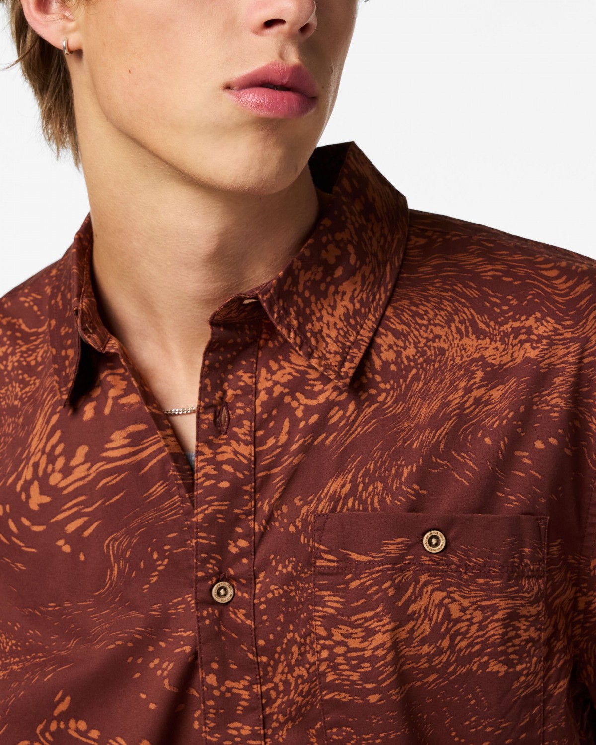 Estival Button Up Shirt Print Man