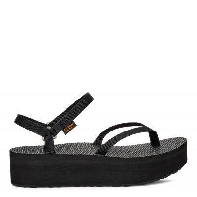 Flatform Sandal Slim W BLK