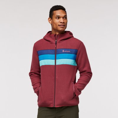 Teca Fleece Hooded Full-Zip Jacket M BEET