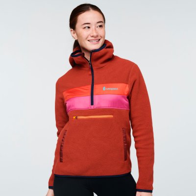 Teca Fleece Hooded Half-Zip Jacket W CLRDO