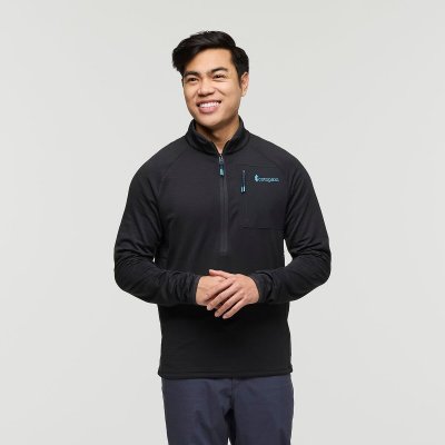 Otero Fleece Half-Zip Pullover M CPBLK