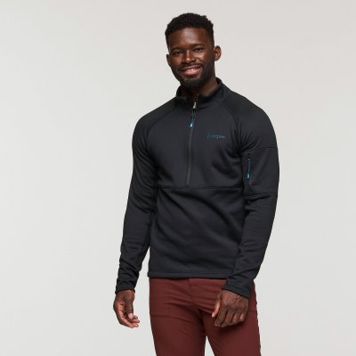 Tempa Fleece Half-Zip Pullover M CPBLK
