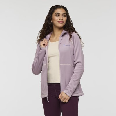 Tempa Fleece Hooded Jacket Woman CPBLK