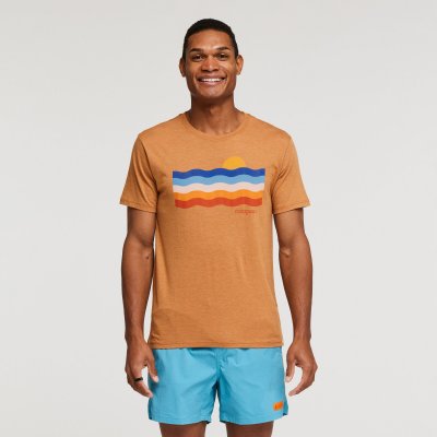 Disco Wave Organic T-Shirt Man BONE