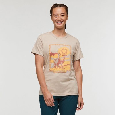 Llama Greetings Organic T-Shirt W OATM