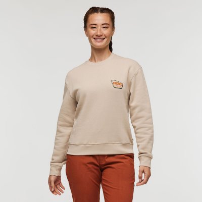 Camp Life Organic Crew Sweatshirt W OATM