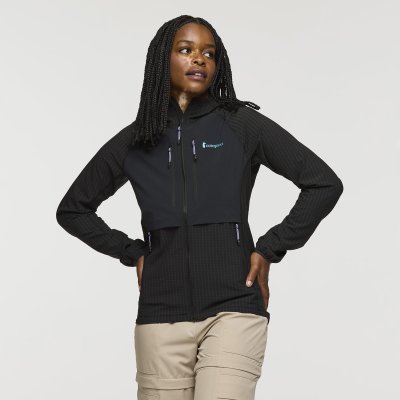 Yermo Hooded Softshell Jacket Woman CPBLK