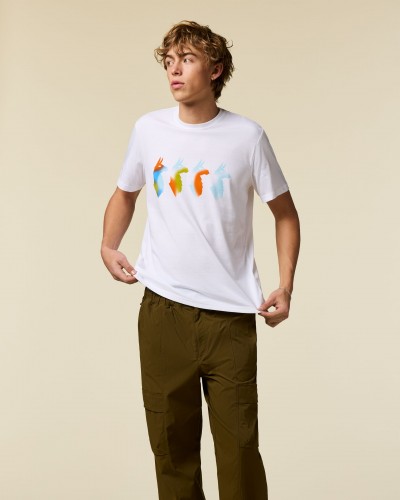 Cuatro Bitmap T-Shirt WHT