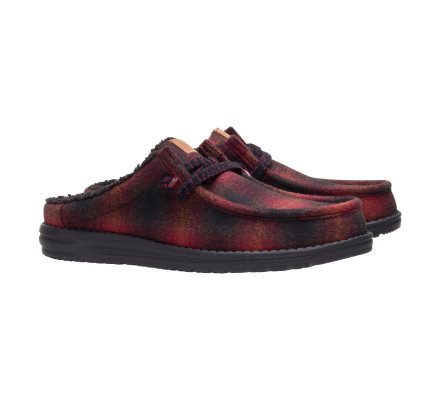 Wally slip cozy plaid