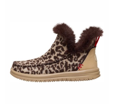 Camden brushed leopard cozy