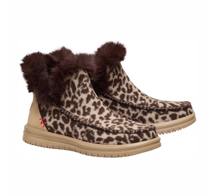 Camden brushed leopard cozy