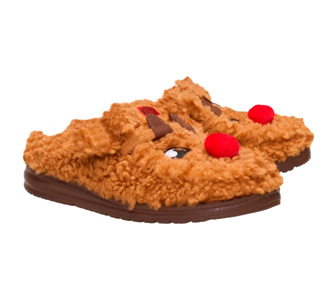 Wendy Slipper Cozy Reindeer