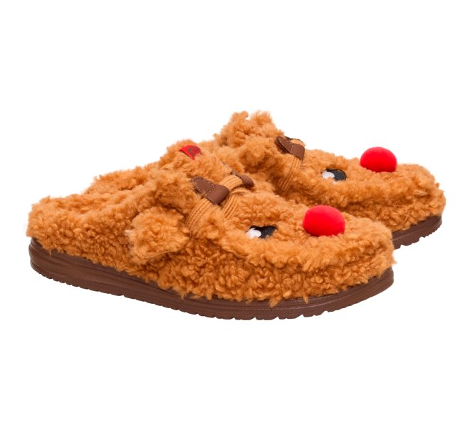 Wally Slipper Cozy Reindeer
