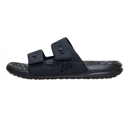 Hey Dude Wally Scarpe Uomo Nero/Bianco M14/EU44 &ndash; Tessuto Mesh Slip-on